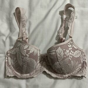 NWT Women’s Aerie Lace Underwire Bra in Soft Pink, size 32D